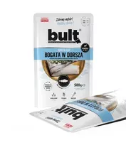 Šlapias šunų ėdalas BULT Rich in cod 100 g pakelis, suaugusiems šunims, žuvies skonio, be sojos ir glitimo