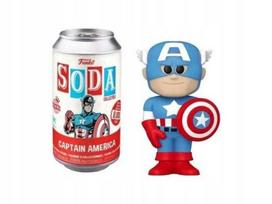 Funko Soda Marvel Kapitono Amerikos vinilinė figūrėlė kolekcinėje metalinėje dėžutėje, 10–11 cm