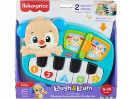 Fisher-Price JMM49 edukacinis žaislas – muzikinis pianinas šuniukas nuo 6 mėn.