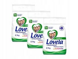 Skalbimo milteliai Lovela Family Color spalvotiems audiniams, 2,1 kg, 28 skalbimams