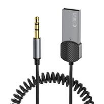Bluetooth garso adapteris Tech-Protect Ultraboost AU01 AUX 5.0, pilkas