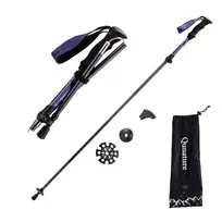Qunature Šiaurės žygių trekinginė lazda Aliuminis 110 - 130 cm 1 vnt. - Violetinė