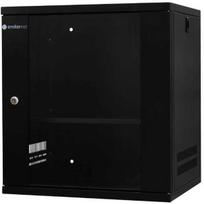 EMITERNET Lengva, nedaloma pakabinama spintelė 19'' 12U, skardos/stiklo durys, 550×450×590mm plotis/gylis/aukštis. EM/SH02B5412-08