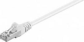 RB-LAN CAT 5e Jungiamasis laidas, F/UTP, baltas - Laido ilgis 0,5 m