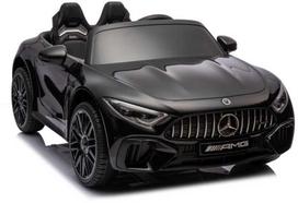Dvivietis vaikiškas elektromobilis Lean Cars Mercedes AMG SL63, juodas