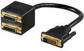 Kabelis PremiumCord DVI-D - DVI-D x2 juoda (kpdva-5)