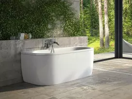 Vonia Besco Volya, 170 x 75 cm, su juodu sifonu su persipylimu slim