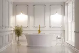 Vonia Besco Ziva, 160 x 75 cm, su klik-klak chrome valomu iš viršaus