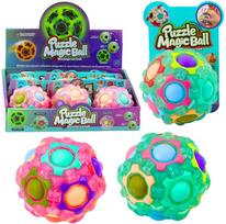 Dėlionė Fluorescencinis kamuoliukas galvosūkis "Puzzle Magic Ball", 7 cm (1 vnt.)