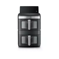 Caso „Double Air Fryer AirFry DuoTower“ oro gruzdintuvė, talpa 12,4 l, juoda (4038437031898)