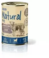 NATURAL ėriena with goose and carrots - wet dog food - 400g
