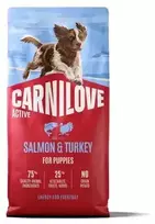 Carni Love Active Puppy lašiša & kalakutiena - dry dog food - 12kg