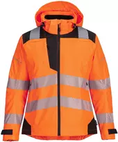 Gero matomumo PORTWEST PW389 moteriška striukė nuo lietaus, Dydis: XXL, Pw spalvos: Geltona/Juodas