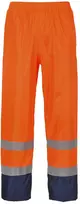 Gero matomumo klasikinės kontrastingos PORTWEST H444 kelnės nuo lietaus, Dydis: XXL, Pw spalvos: Oranžinis/Navy