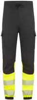 Darbo PORTWEST FR433 kelnės. Hi-Vis, Dydis: L, Pw spalvos: Juodas/Geltona