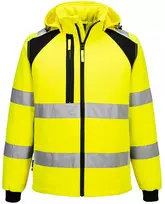 Gero matomumo pašiltinta PORTWEST CD809 Softshell striukė, Dydis: 4XL, Pw spalvos: Oranžinis/Juodas