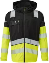 Gero matomumo PORTWEST BX323 3 viename striukė nuo lietaus, Dydis: XXXL, Pw spalvos: Geltona/Juodas