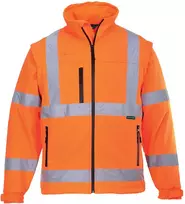 Gero matomumo atspari vandeniui PORTWEST ES428 SOFTSHELL striukė, Dydis: XXL, Pw spalvos: Oranžinis