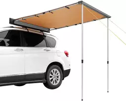 Ištraukiama automobilio šoninė markizė 1.4x2m. PU3000. UV50+. vandeniui atspari