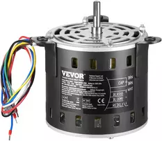 Krosnies pūtimo variklis, 0,37 kW, 220 V, 1300 aps/min, 3 greičiai