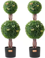 Dirbtinis topiarinis buksmedis, dvigubo kamuolio formos, 91,4 cm, 2 vnt.