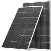 Monokristaliniai saulės moduliai, 2vnt x 100W, MC4 jungtis, aliuminio rėmas, IP65