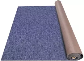 Vidaus/lauko neslystantis kilimas, 1,8 x 9 m, mėlynas