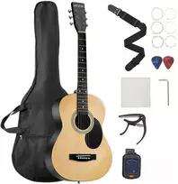 Akustinė gitara Dreadnought 39 col. (990.6 mm). 6 stygos. natūrali spalva