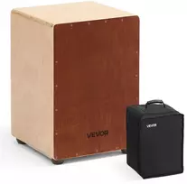 Kajono būgnas (cajon) su vidinėmis skambančiomis stygomis. beržo. su kelioniniu krepšiu. 305x305x430 mm