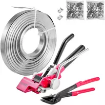 Metalinio strapavimo juostos rinkinys, 60 m ritinys, 200 sagčių