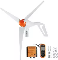Vėjo generatoriaus komplektas 500W, 12V, 3 mentės, su MPPT valdikliu