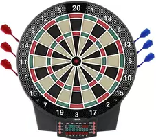 Elektroninis dart taikinys, 391 mm, 43 žaidimai, iki 8 žaidėjų, spalvotas LED ekranas