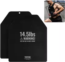 Svorio diskų rinkinys apkrautai liemenei (2x6,59 kg), treniruotėms ir bėgimui
