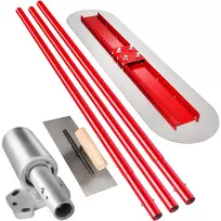 Plieninė betono lyginimo lenta 1200x300 mm, su reguliuojamu laikikliu
