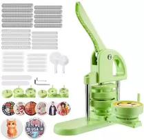 Ženkliukų gamybos staklės 58/75mm, su 200vnt priedų rinkiniu, žalia