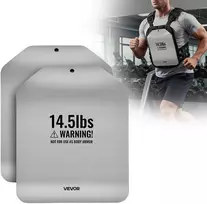 Plieninių svorio diskų rinkinys apkrautai liemenei (2x6,59 kg), jėgos treniruotėms