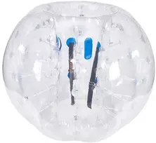 Pripučiamas buferinis kamuolys 1,5x1,2 m, skaidrus PVC, lauko žaidimams