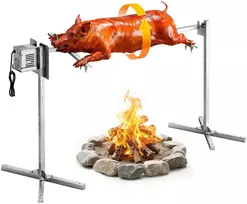 Elektrinė iešmo kepimo grotelė 1321 mm, 220-240 V, 8 pakopų aukščio reguliavimas, keliamoji galia iki 60 kg, 38 W variklis