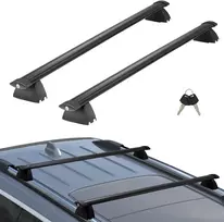 Universalūs automobilio stogo skersiniai bagažinei, 2 vnt., apkrova iki 91 kg