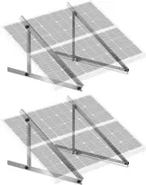 Saulės baterijos tvirtinimo laikikliai. 1140 mm. pakreipimas 0-90°. 100-400 W. valtims