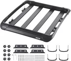Automobilio stogo bagažinė 1216x1020x142 mm. keliamoji galia 68 kg. antikorozinis plienas