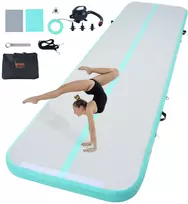Pripučiamas gimnastikos takelis (air track) 4 m, su pompa, akrobatikai