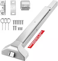 Avarinių durų panikos skląsčio juosta 788 mm, nerūdijančio plieno, medinėms/metalinėms durims