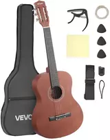 Klasikinė gitara 900 mm. sapelio medžio. pradedantiesiems. su dėklu ir derintuvu. natūrali