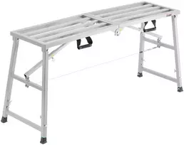 Sulankstoma darbo platforma-kopėčios, aukštis reguliuojamas iki 1150 mm, keliamoji galia 360 kg