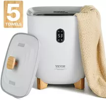 Rankšluosčių šildytuvas 25 l, LED ekranas, 4 laikmačio lygiai, apsauginis užraktas, pilkas