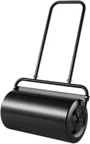 Sodo volas, talpa apie 46 l, pripildomas smėliu arba vandeniu, plieno, su ergonomiška U formos rankena, vejai lyginti