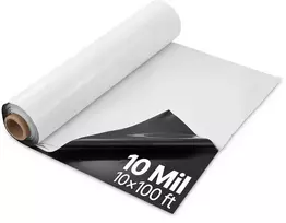 Polietileno plėvelė (garų barjeras), 0,25 mm, 3,05x30,48 m, juoda/balta