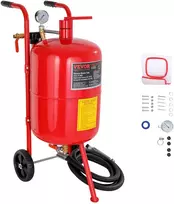 Smėliapūtis aparatas. 40 L talpa. keraminis antgalis. žarna 2.5 m. slėgis 60-110 PSI