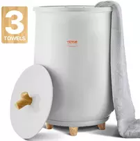 Rankšluosčių džiovintuvas-šildytuvas 20 l talpos su LED apšvietimu, pilkas